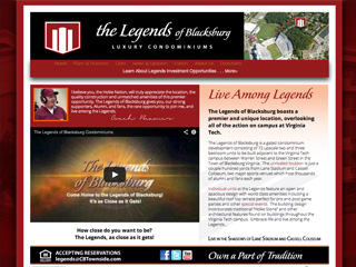 Legends of Blacksburg Website