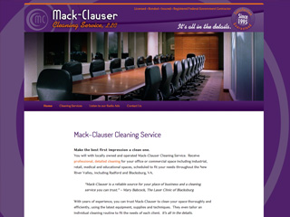 Mack Clauser Cleaning Website