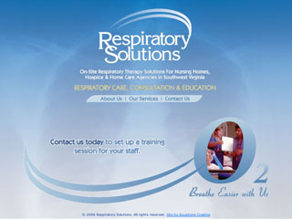 Respirtory Solutions Web Site